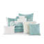Ensemble d'édredon en microfibre vert clair / blanc 12 pièces Juliett-1490798124