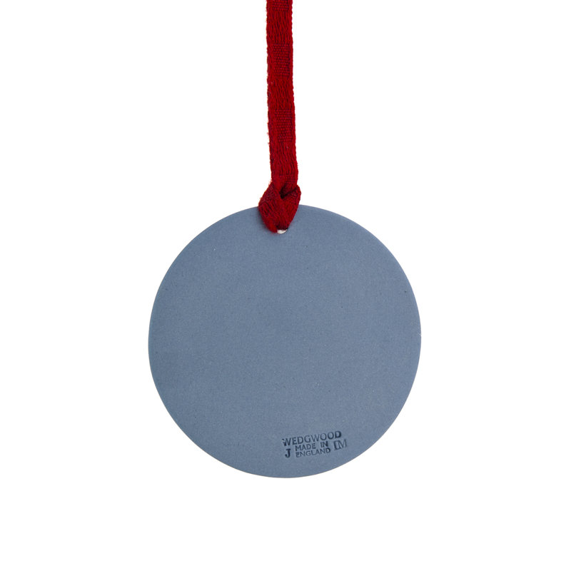 Festive Dove Ornament, Blue & White