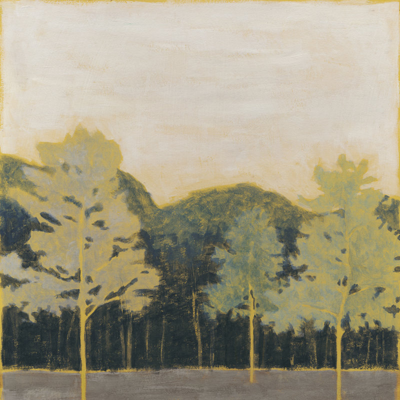 Forêt émeraude I, H 20 po x l 20 po x P 1,25 po