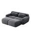 Canapé modulaire en éponge haute densité 2 places avec 2 repose-pieds-1337112159-1337112156-1337112155