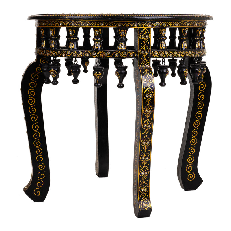 Atiye Solid Wood End Table