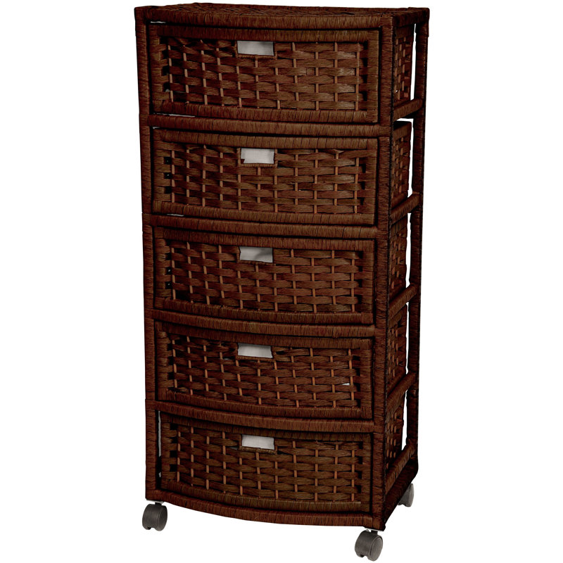 5-Drawer Storage Chest, Mocha