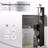 54" Tall Bathroom Storage Cabinet, Freestanding Linen Tower With 2-Tier Shelf And Drawers, Narrow Side Floor Organizer