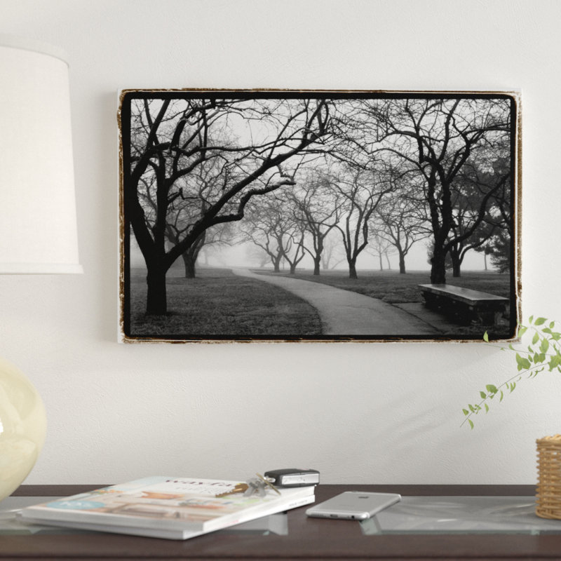 « brumey matinée walk on fap », reproduction de photo sur toile tendue, H 12 po x l 19 po x P 2 po