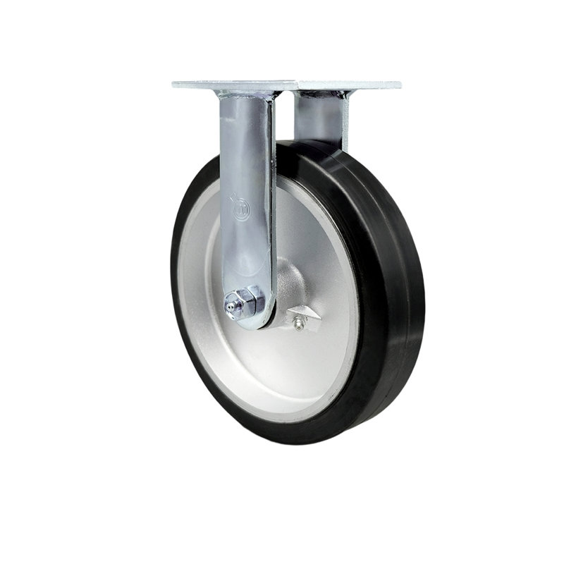Rubber on Aluminum Caster