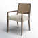 Rothler Dining Armchair-Alcala Wheat
