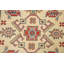 Tapis de couloir unique en laine noué à la main nouvel âge de 2 pi 8 po x 9 pi 8 po ivoire / rouge