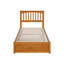 Lit plateforme en bois massif Asparas avec pied de lit et lit gigogne-631275357-631275359