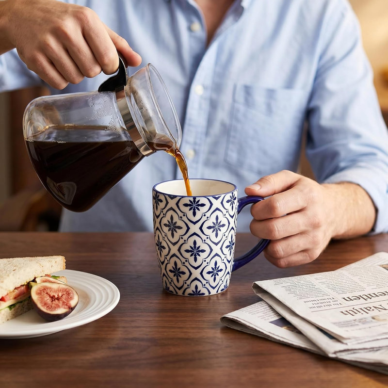 Ceramic coffee cup set