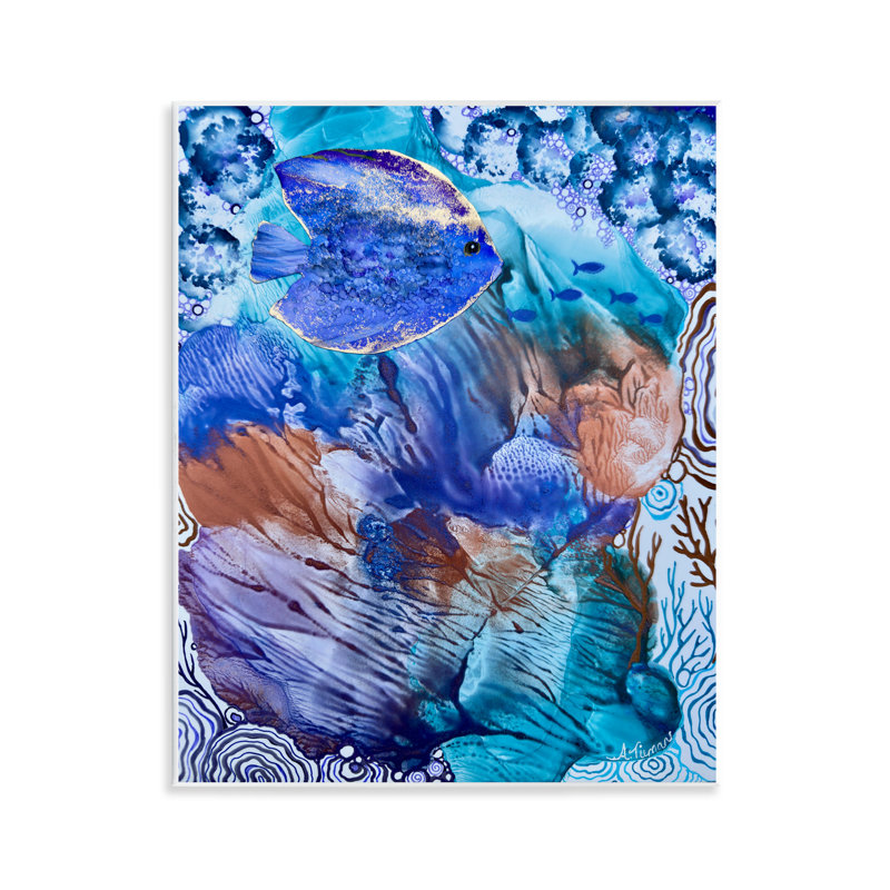 Plaque murale «Sea Life» sous-marine, design par Amy Tieman