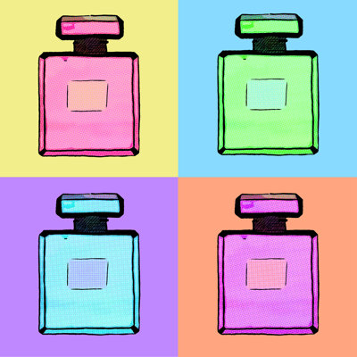 Bottles ala Warhol 24x24