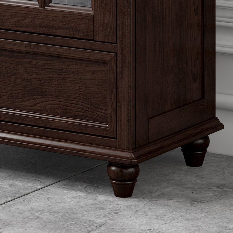 American style luxurious and retro bookcase