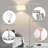 Dimmable Floor Lamp, Arc Standing Lamp With Stepless Dimmer, Brown Floor Lamp With Adjustable Linen Beige Shade For Living Room Bedroom Study Room Office, 9W 3000K LED Bulb Included-1711195508