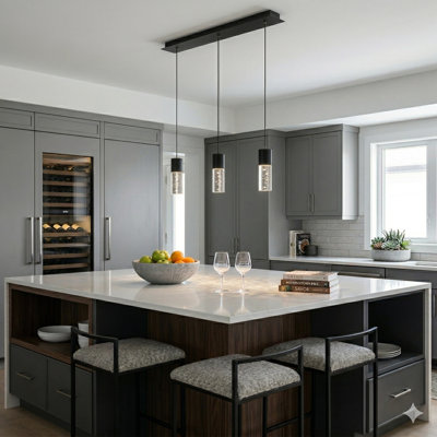 Rathi 3 - Light Kitchen Island Pendant