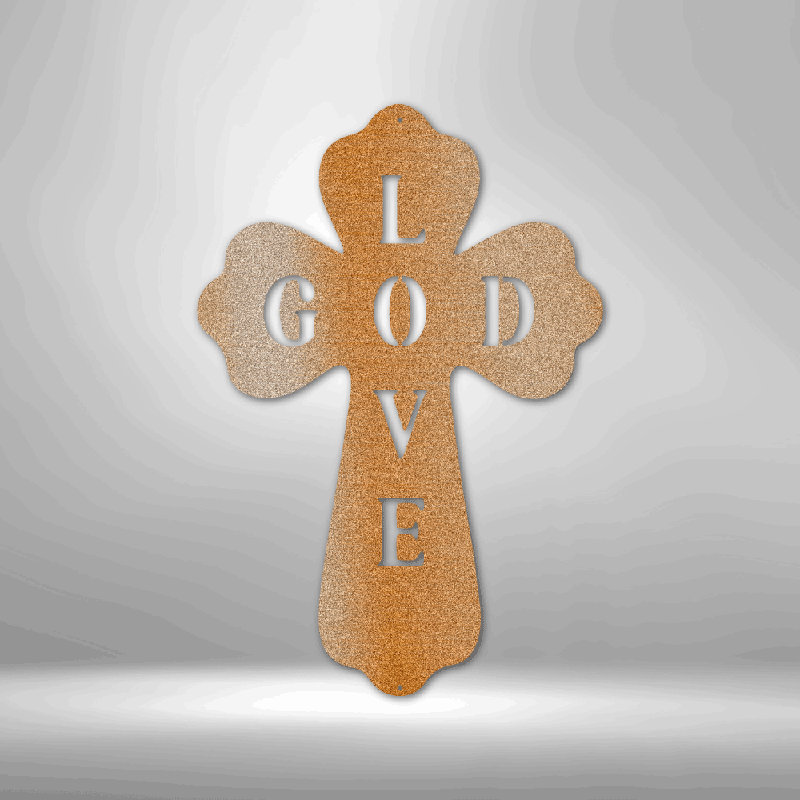 Scripture Walls Scripture Walls Matthew 22: 36-37 Love God, H 14,25 po x l 14,5 po x P 0,5 po, Cuivre