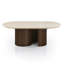 Table basse ovale en pierre véritable Luca-1226884714