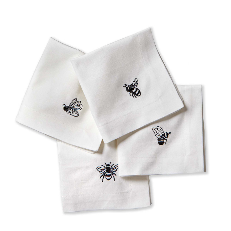 Serviette Bee Cocktail S / 4