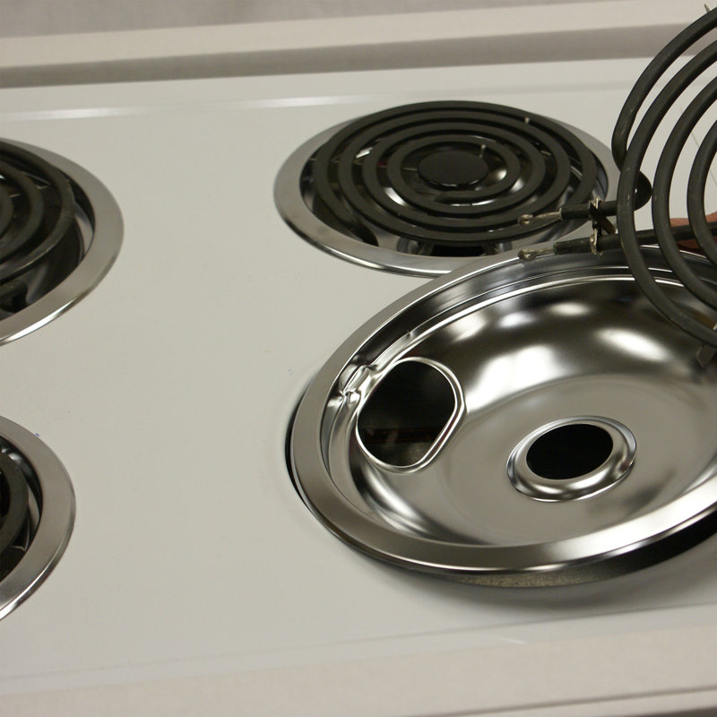 4 Piece Cooktop Style A Plug-in Electric Range Drip Pan Set