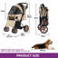 Foldable Pet Stroller For Small And Medium Dogs-107725248
