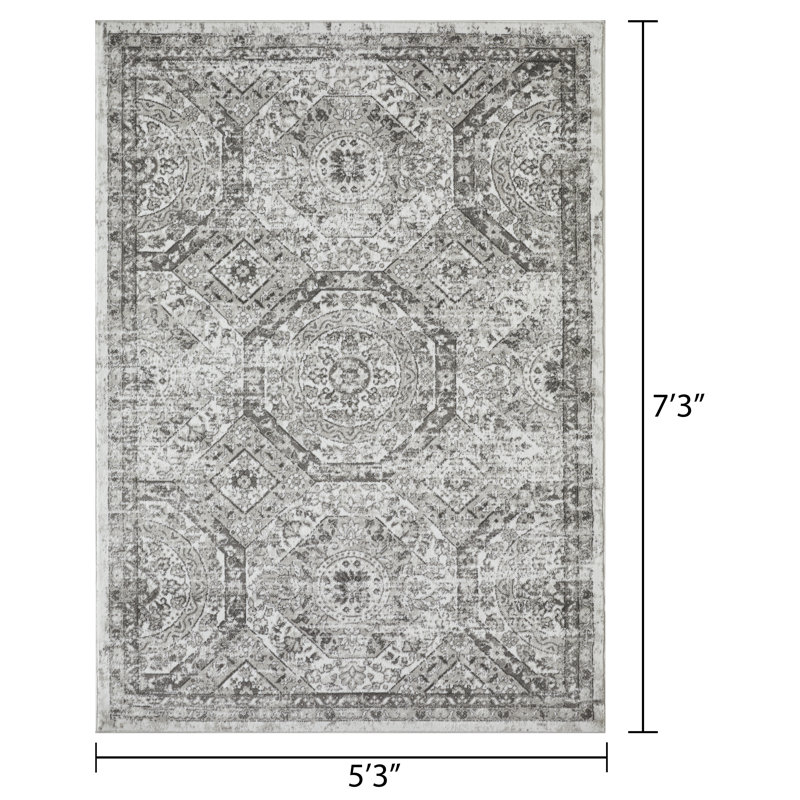 Raghdah Oriental Indoor Rug, Rectangle 5'3" x 7'3"