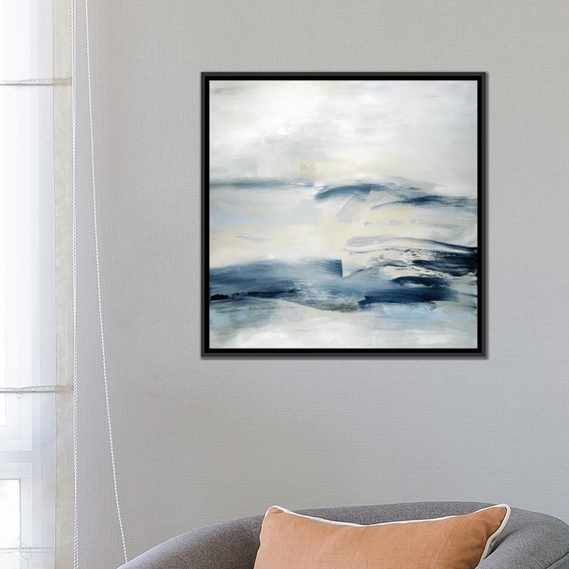 «Adrift», reproduction sur toile, H 18 po x l 18 po x P 1,5 po, Toile encadrée noire, Pas de tapis
