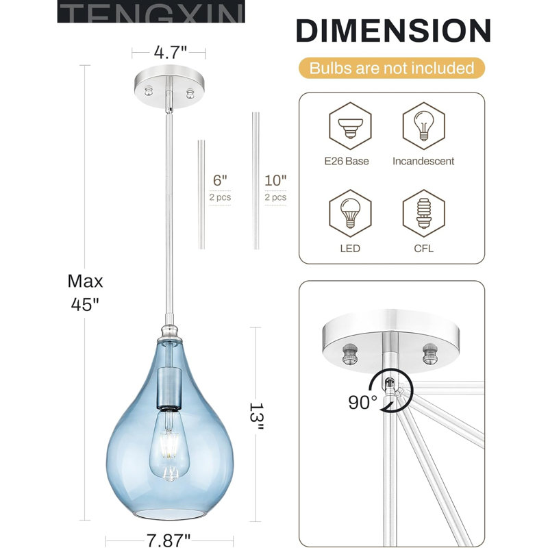 Luminaire suspendu pour îlot de cuisine