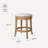 Maven Lane Alexander Backless Stool with Fabric Upholstery-1303917499-1291850346