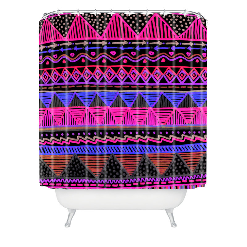 Adrio Chevron Shower Curtain