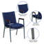 Chaise empilable robuste avec accoudoirs Aliya-1142165096