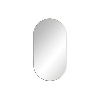 Ringo Oval Brass Mirror