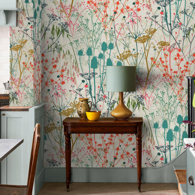 Clarissa Hulse Summer Border Carnival Wallpaper