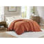 1 couverture en duvet synthétique double / grand avec garniture de satin orange-128940836