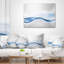 Vague 3D d'éclaboussure d'eau - coussin imprimé abstrait-29350693-29350697