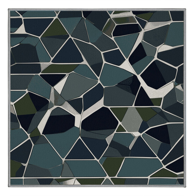 Galactic Hues Rug, Square 4'