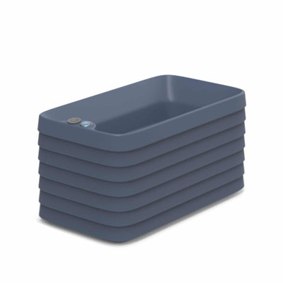 Slat TruDrop Self Watering Window Box Planter