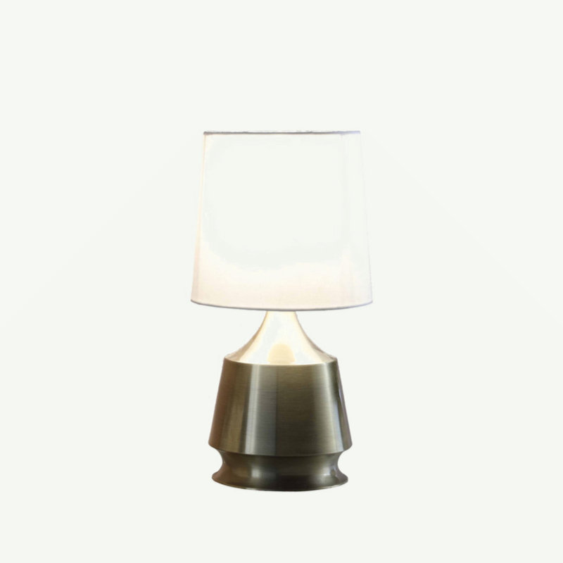 Lampe de table en laiton antique 14 pouces Ellis