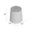 Abat-jour tambour en métal H 15 po x l 14 po (à visser)-35616496