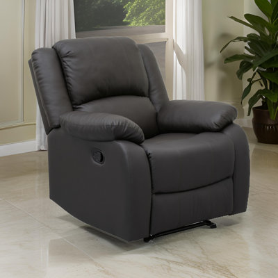 Deondray Faux Leather Home Theater Seat