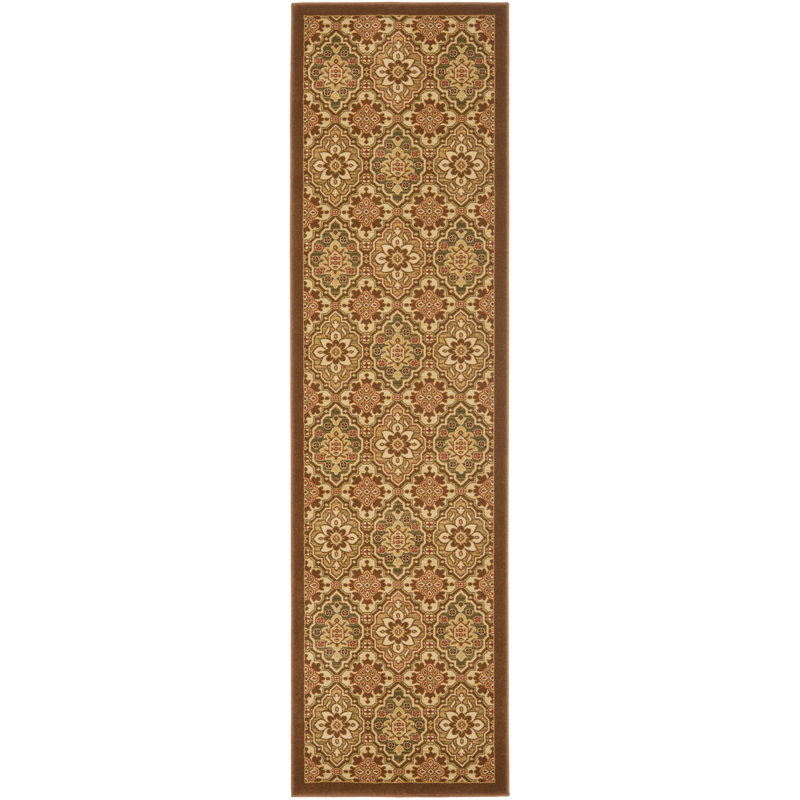 Santucci Brown Area Rug, Runner 2'2" x 8'