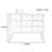 Nine-Drawer Entryway Accent Chest Sideboard