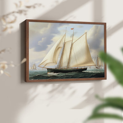 Série nautique-XCIX - reproduction encadrée - réarmable