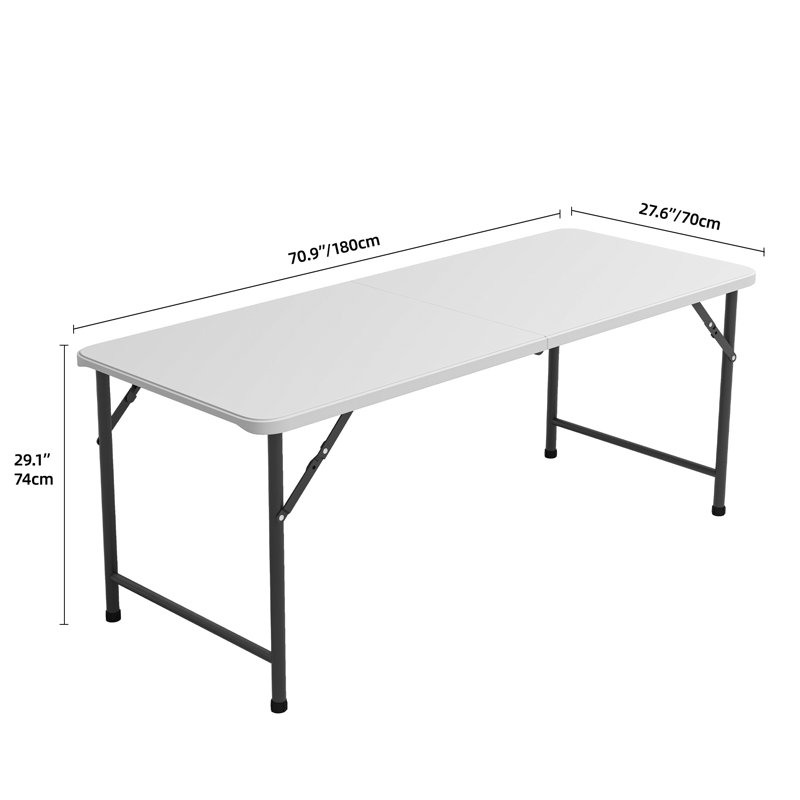 Table de salle à manger 70,9 po, Blanc
