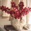 Simple tige d'orchidée rouge 14,5 po de hauteur