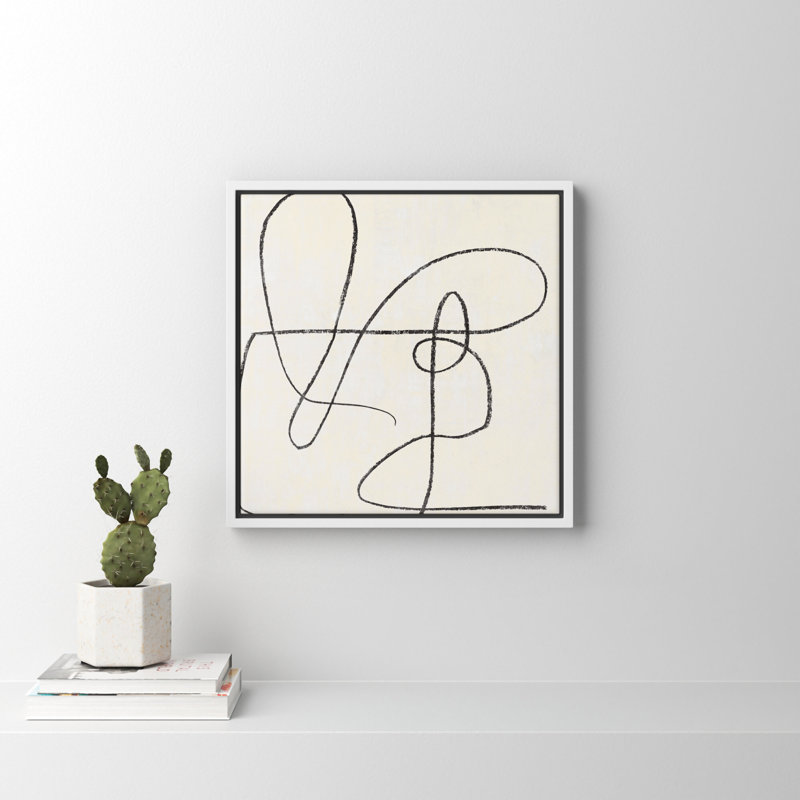 Samantha " Juxtaposing ", 25.5" H x 25.5" W, White