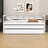 Multiple Twin XL Daybed  With 2 Trundles And 3 Storage Cubbies, Solid Wood Daybed Frame With A Light For Free And USB Charging Design, Space Saving Design-2126613488
