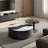 Round microcrystalline stone coffee table-122913993