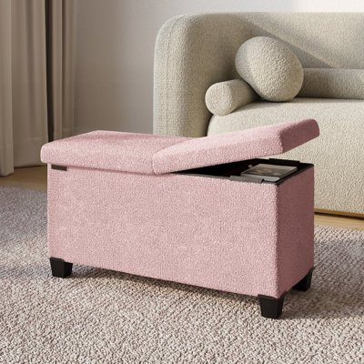 Vérrant Boucle Storage Ottoman Bench