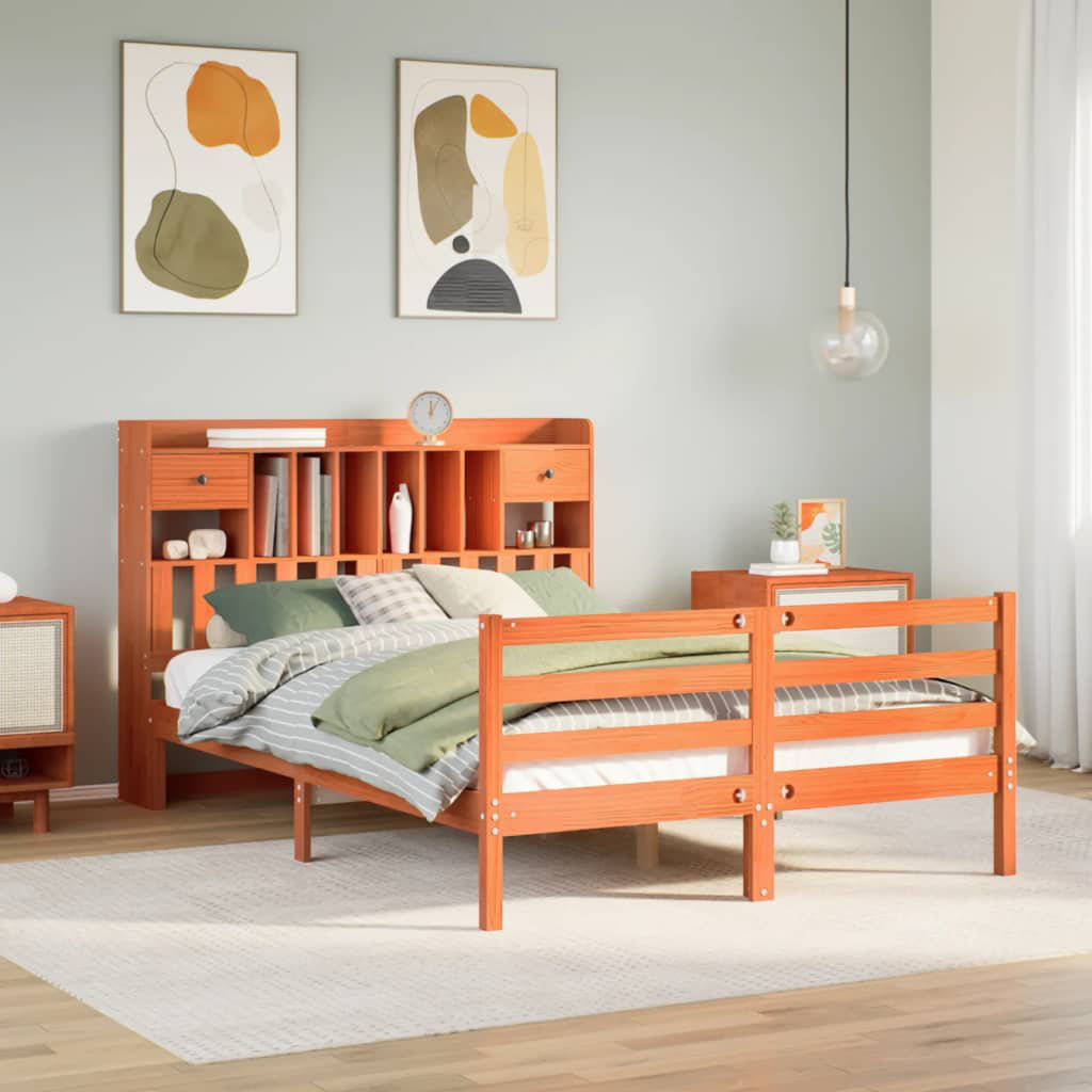 Bookcase Bed without Mattress