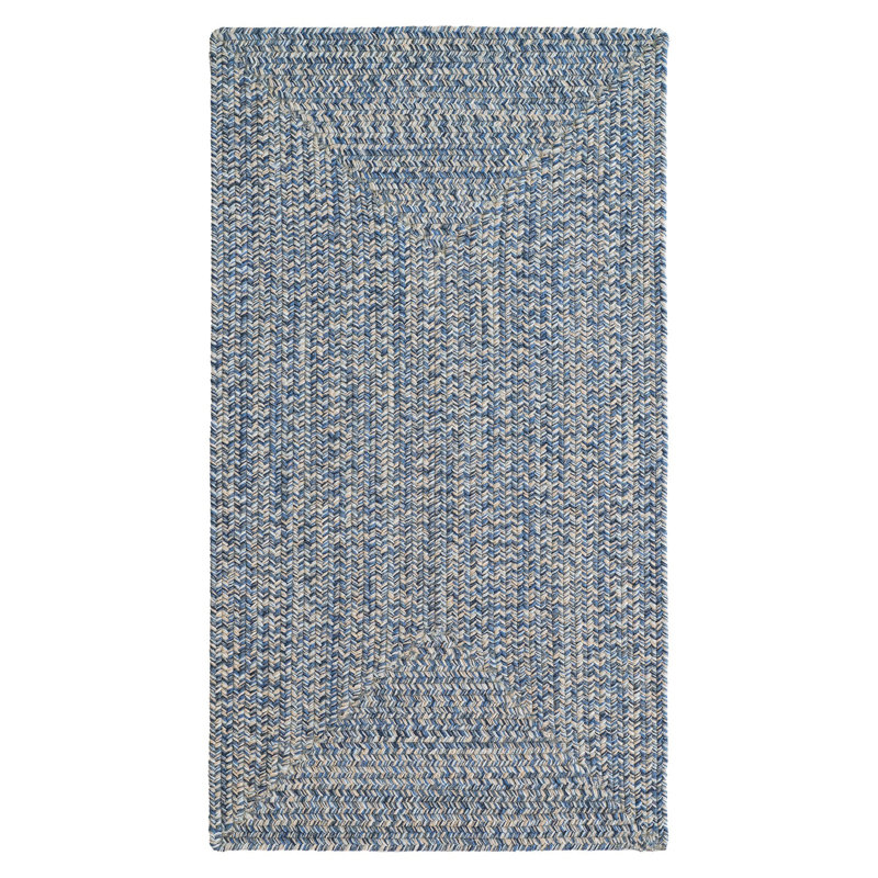 Windall Indoor / Outdoor Rug, Concentric Rectangle 7' x 9'