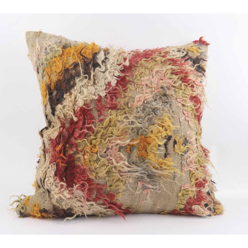 Vintage Tulu Euro Pillow Cover And insert
